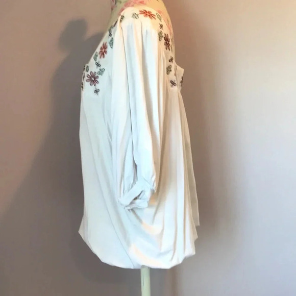 La Rok white blouse size M - Picture 6 of 8